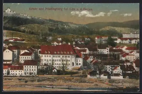 AK Linz / Donau, Urfahr und Pöstlingberg