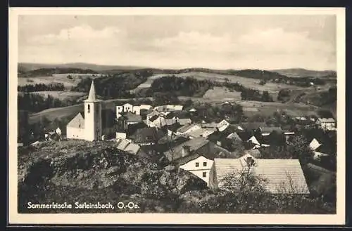 AK Sarleinsbach, Gesamtansicht mit Kirche