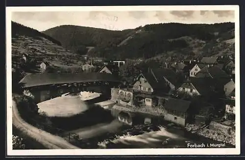 AK Forbach, Partie an der alten Brücke