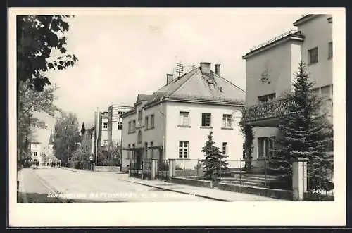 AK Mattighofen, Strasse im Villenviertel