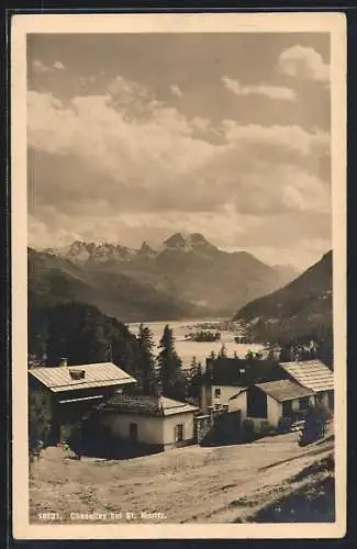 AK St. Moritz, Blick auf Chasellas