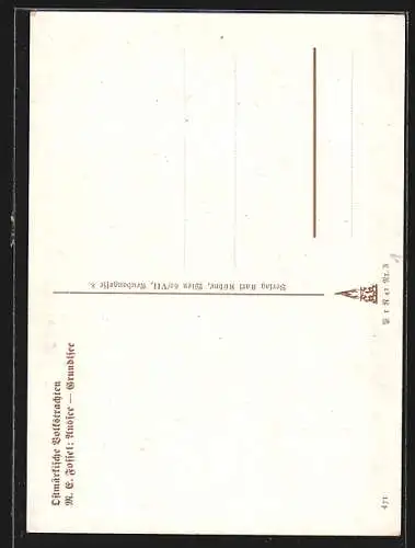 Künstler-AK M.E. Fossel: Aussee / Grundsee, Ostmärkische Volkstrachten