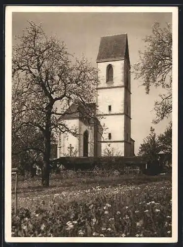 AK Uznach, Alte Kirche im Frühling