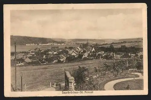 AK Saarbrücken-St Arnual, Gesamtansicht des Ortes