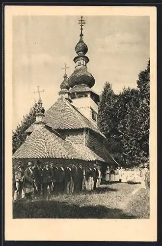 AK Bystry, Recko-katolický kostelicek v Bystré u Svaljavy, Kirche