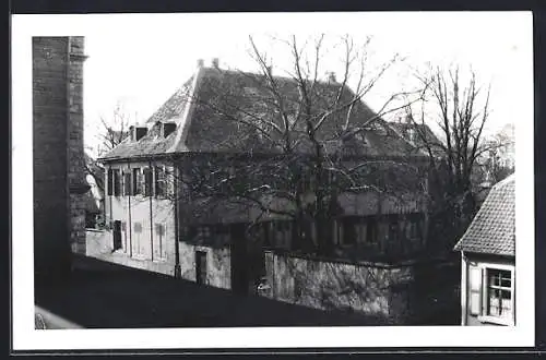 Foto-AK Speyer, Blick auf ein Alstadthaus