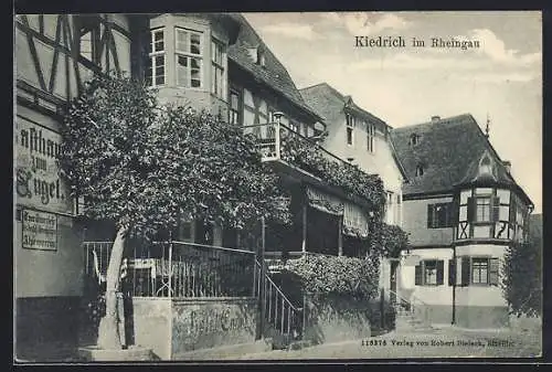 AK Kiedrich i. Rheingau, Am Gasthaus zum Engel