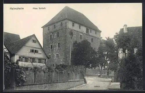 AK Heimsheim, Blick aufs Alte Schloss