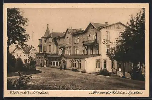 AK Hahnenklee /Oberharz, Schwenzel`s Hotel und Gasthaus