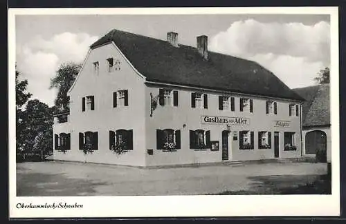 AK Oberkammlach, Gasthaus zum Adler