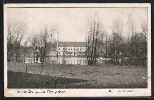 AK Altengrabow, Kgl. Kommandantur auf dem Truppenübungsplatz