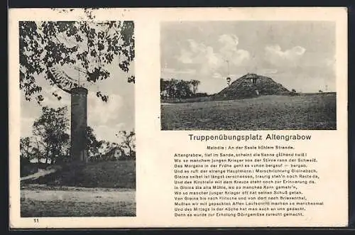 AK Altengrabow, Truppenübungsplatz, Turm, Hügel