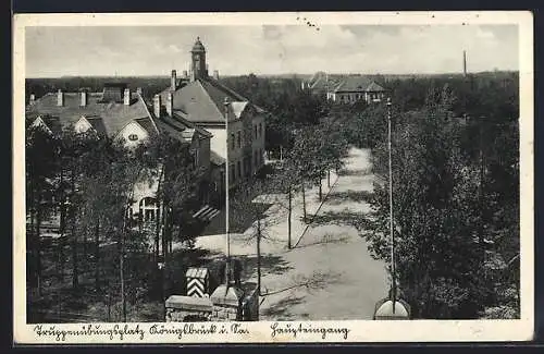 AK Königsbrück, Truppenübungsplatz, Haupteingang