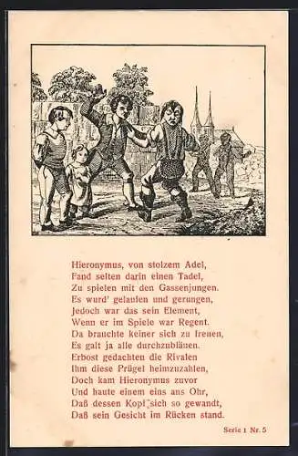 AK Baron von Münchhausen, Hieronymus, von stolzem Adel...