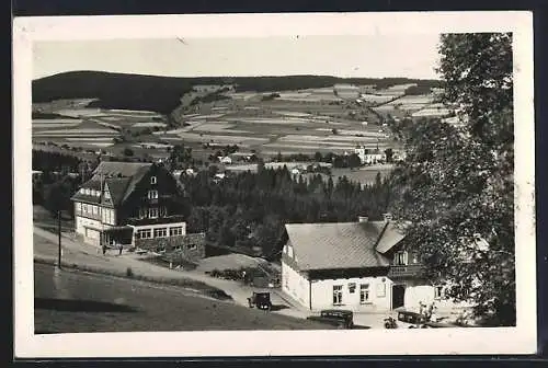 AK Deschnei, Blick auf den Berghof