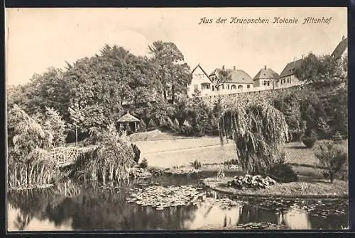 AK Essen, Aus der Kruppschen Kolonie Altenhof