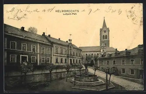 AK Helmbrechts, Partie am Luitpold-Platz