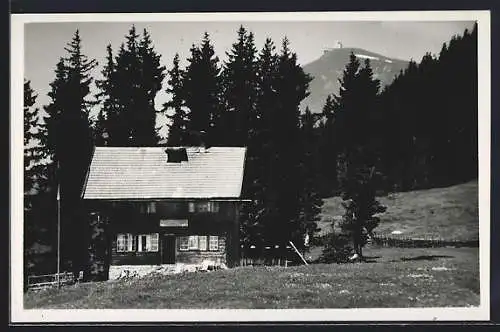 AK Lauterbach, Gasthof Alpenhaus Zinsberg mit Berglandschaft