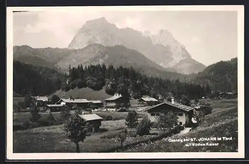 AK Kirchdorf in Tirol, Gasteig mit Wildem Kaiser