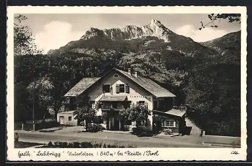 AK Unterletzen, Gasthaus Lechbrugg, Bes. Anton Beirer