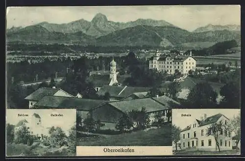 AK Oberoelkofen, Panorama und Schloss