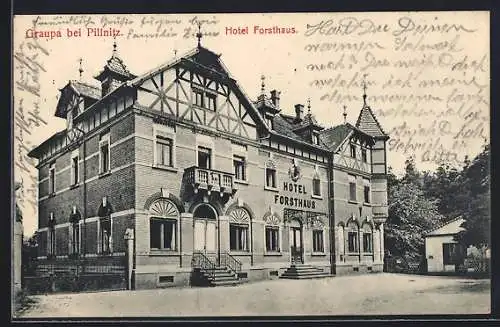 AK Graupa, Hotel Forsthaus