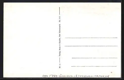 AK Roxheim /Kreis Kreuznach, Geschäft von Wilhelm Medinger, Schulhaus, Teilansicht