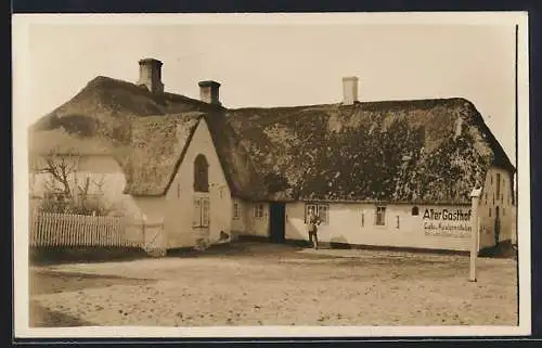 Foto-AK Westerland /Sylt, Alter Gasthof Café und Austernstuben