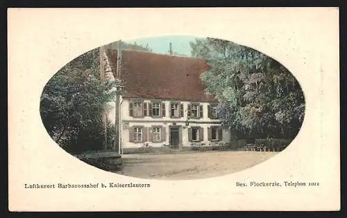 Präge-AK Kaiserslautern, Gasthaus Barbarossahof