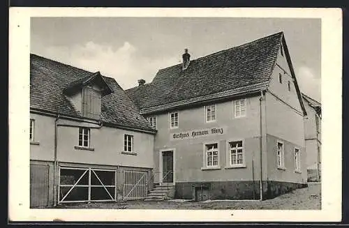 AK Jakobsweiler a. Donnersberg, Gasthaus Hermann Wenz