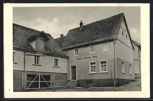 AK Jakobsweiler a. Donnersberg, Gasthaus Hermann Wenz