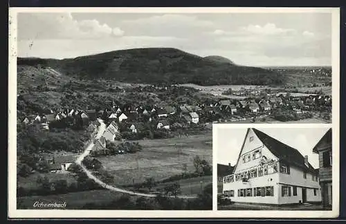 AK Ochsenbach / Württ., Metzgerei und Gasthaus zum Adler