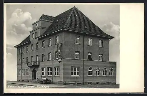 AK Hechingen, Bahnhofhotel Löwen