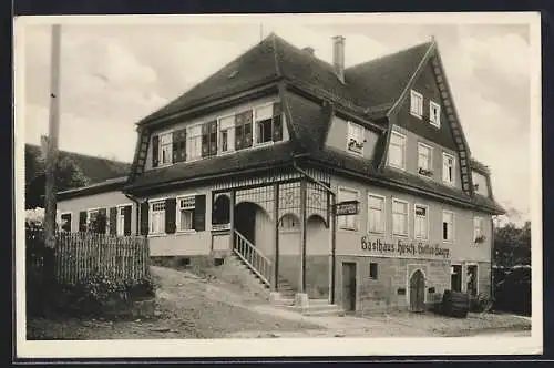 AK Grunbach / Schwarzwald, Gasthaus Zum Hirsch