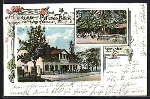 AK Abtnaundorf, Gasthaus Heiterer Blick, Pächter Albert Geissler