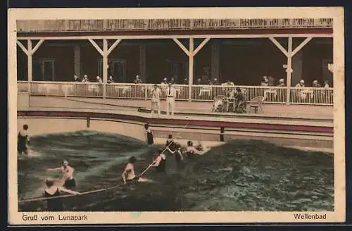 AK Berlin-Halensee, Wellenbad im Lunapark