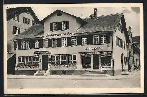 AK Schorndorf / Württ., Restaurant zur Post von Eugen Pfleiderer