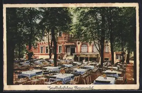 AK Berlin-Hessenwinkel, Gasthof Hessenwinkel am Dämeritzsee, Inh. Frieda Lucke, Lindenstrasse 44