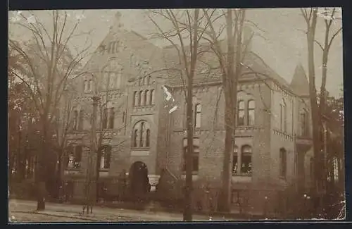 Foto-AK Berlin-Lichterfelde, Blick auf die Mädchenschule