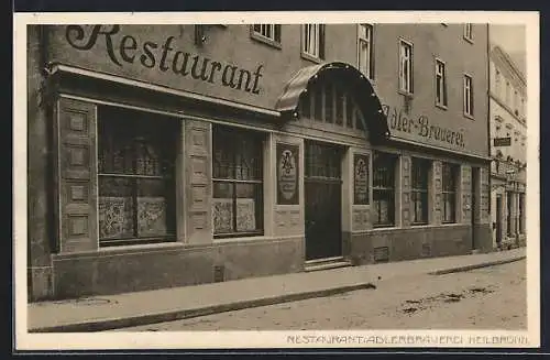 AK Heilbronn, Blick auf das Restaurant Adlerbrauerei