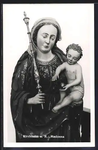 AK Kirchheim a. R., Madonna mit Jesuskind