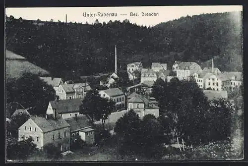 AK Unter-Rabenau /Bez. Dresden, Teilansicht