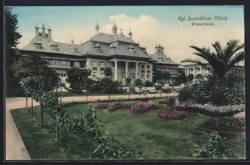 AK Dresden-Pillnitz, Königliches Lustschloss, Wasserpalais