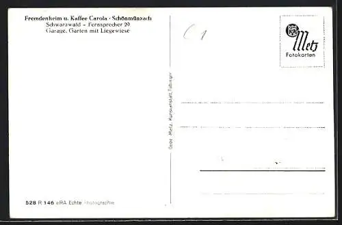 AK Schönmünzach i. Murgtal, Ortsansicht aus der Vogelschau