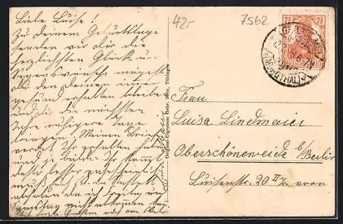 AK Gernsbach im Murgtal, Uferpartie