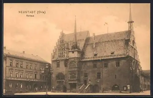 AK Neustadt /Orla, Rathaus