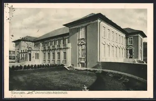 AK Tübingen, Kgl. Universtitäts-Bibliothek