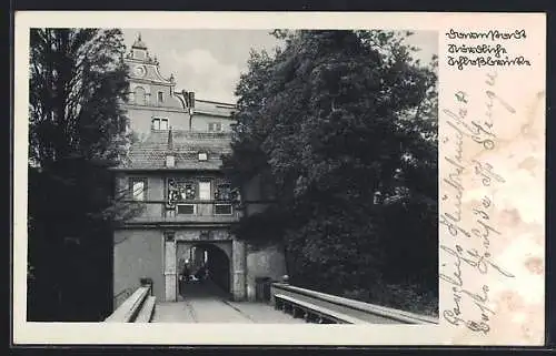 AK Darmstadt, Nördliche Schlossbrücke