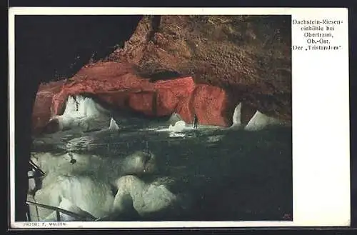 AK Obertraun, Dachstein-Rieseneishöhle, Der Tristandom