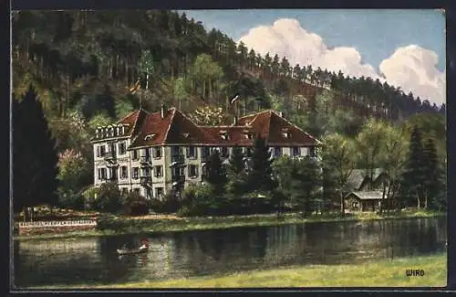 AK Gernsbach, Hotel Pfeiffer, Inh.: R. Barber